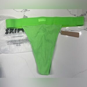 Skims Cotton Rib Thong